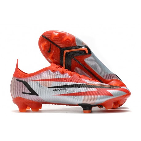 Nike 2021 Mercurial Vapor XIV Elite FG Chile Red Black White Total Orange