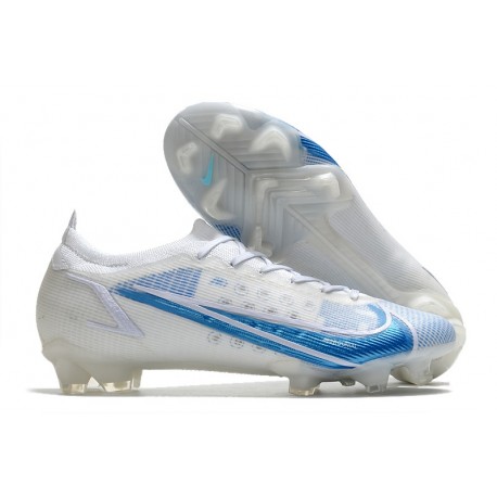 Nike 2021 Mercurial Vapor XIV Elite FG White Blue