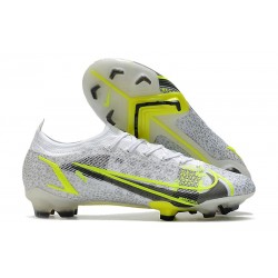 News Nike Mercurial Vapor 14 Elite FG White Black Metallic Silver Volt