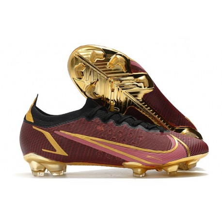 News Nike Mercurial Vapor 14 Elite FG Maroon Gold