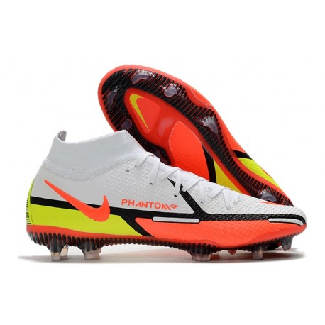 Nike Phantom GT 2 Elite Dynamic Fit FG White Bright Crimson Volt