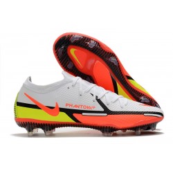 Nike Phantom GT II Elite FG Boots White Bright Crimson Volt