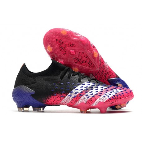 adidas Predator Freak.1 Low FG Core Black White Shock Pink