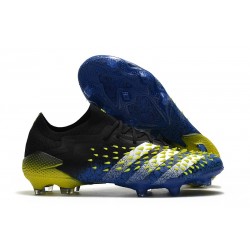 adidas Predator Freak.1 Low FG Core Black White Solar Yellow