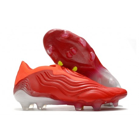 New adidas Copa Sense+ FG Meteorite - Red Footwear White Solar Red
