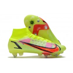 Nike Mercurial Superfly 8 Elite SG-Pro AC Volt Bright Crimson Black