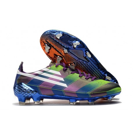 ADIDAS F50 GHOSTED ADIZERO HYBRIDTOUCH FG Pruple Green Orange