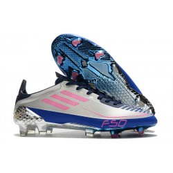ADIDAS F50 GHOSTED ADIZERO HYBRIDTOUCH FG Gray Blue Pink