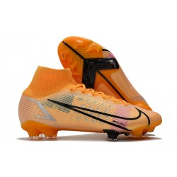 Top Nike Mercurial Superfly 8 Elite FG Orange Black