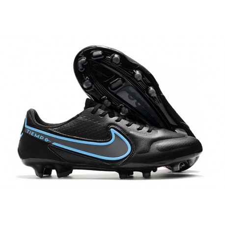 Nike Tiempo Legend 9 Elite FG Boots Renew - Black Iron Grey