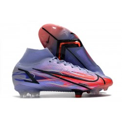 Top Nike Mercurial Superfly 8 Elite FG Mbappe Light Thistle Metallic Silver